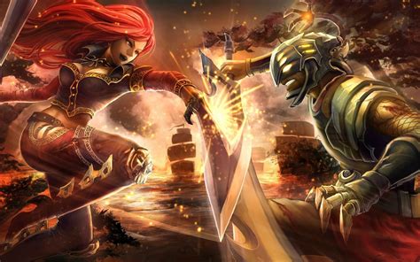 Anime League Of Legends Comics Person Master Yi Katarina Du