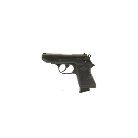 Pistolet Bruni Police Mm Blanc Gaz