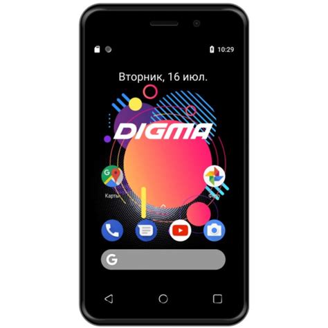 Смартфон Digma Linx Alfa 3G, черный — купить в интернет-магазине ОНЛАЙН ...