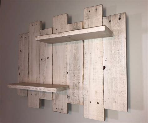 Reclaimed Wood Wall Shelf Etsy