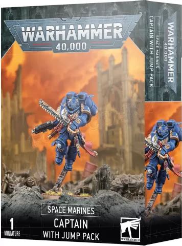 Warhammer 40k Space Marines Primaris Capitaine avec Reacteur Dorsal à