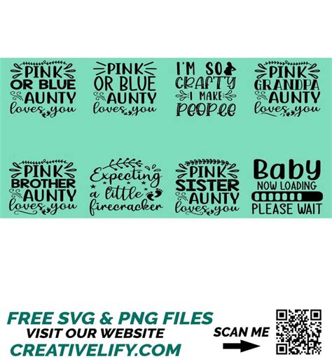 Pregnancy Svg Bundle Baby Svg Pregnant Svg Maternity Svg Inspire