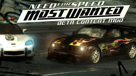 Need For Speed Most Wanted Beta Content Mod Youtube