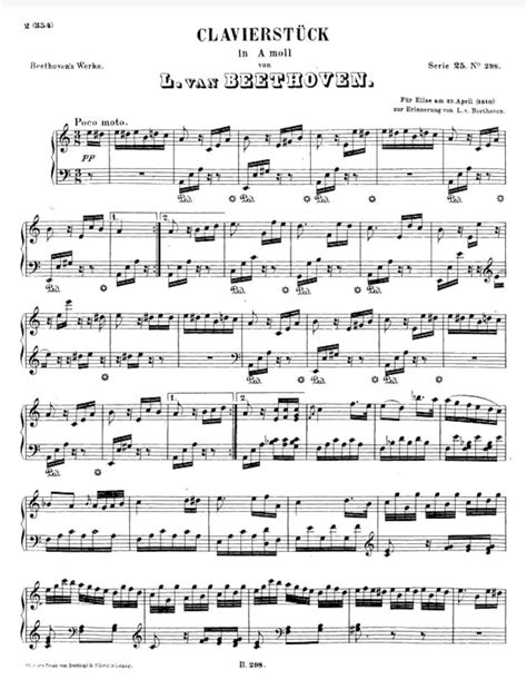 Beethoven Opus Fur Elise Best Sale