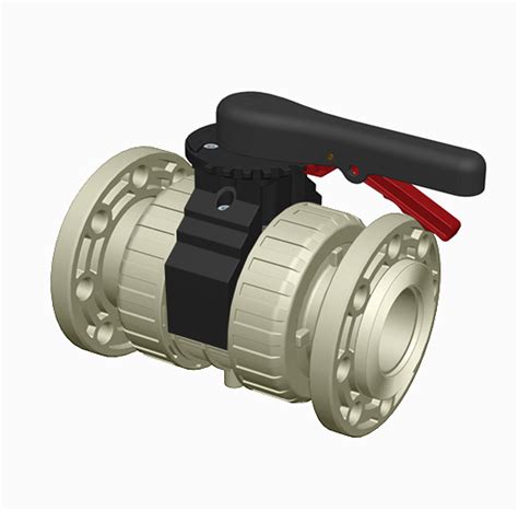 Ball Valve Pp H Flanges Manual With Throttle Plate Cepex Extreme