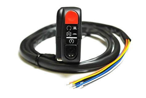 Domino Universal Start Stop Kill Switch Starter Button DR Bikes