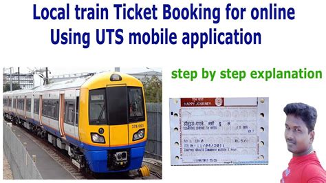 How To Book Unreserved Railway Ticket From UTS Mobile App YouTube