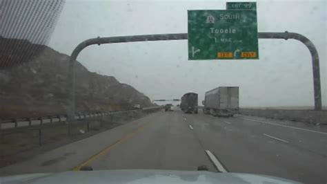 State Trooper Rams Wrong Way Driver On Busy Utah Interstate Youtube