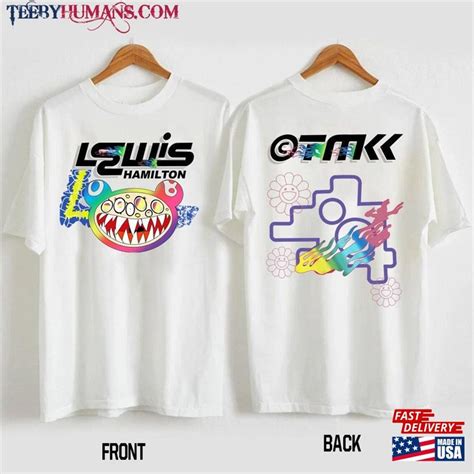 Lewis Hamilton X Takashi Murakami Flame Out Shirt Long Sleeve New Merch