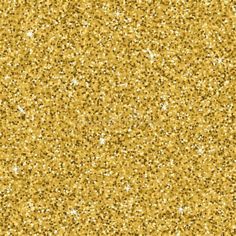 Seamless Yellow Gold Glitter Texture Shimmer Background Stock Vector