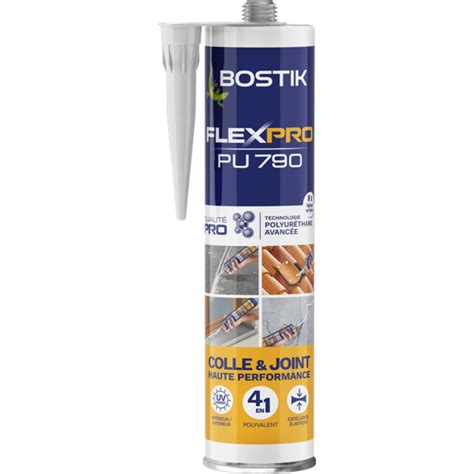 Mastic Colle Et Joint Flexpro P Pu Gris Cartouche Ml