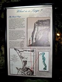 The Great Siege - Gibraltar - Signs of History on Waymarking.com