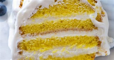 Easy Lemon Ice Cream Cake Punchfork