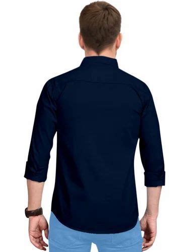 Cotton Plain Casual Shirt For Men Full Sleeves At Rs 299 In Surat Id