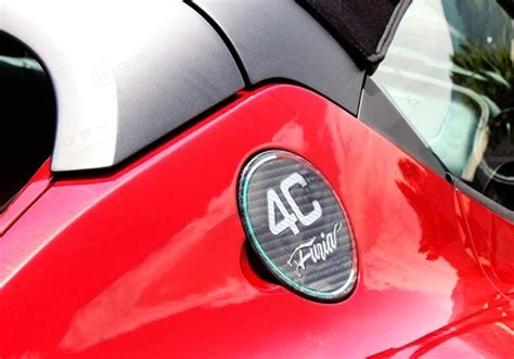 Carbon Fiber Alfa Romeo 4C Fuel Flap