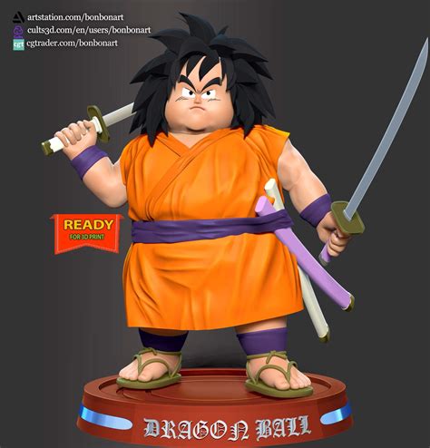 Yajirobe - Dragon Ball 3D Model by Bon Bon Art