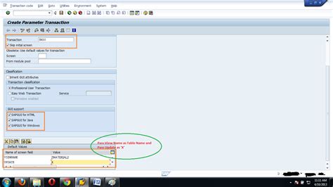 Creating Transaction Code For Table Maintenance Generator Sap Abap