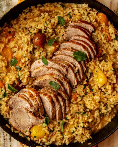 One-Skillet Pork with Risotto | Tried and True Recipes