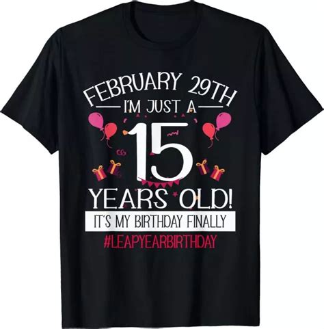 Hot Trending T Shirt With Feb 29Th Birthday Leap Year 60Th Birthday Gifts 60 Years Old Design