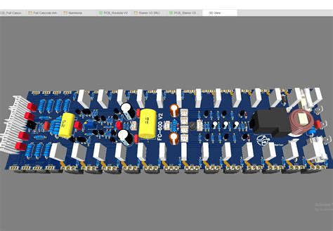 Full Cascode Amplifier V2 - Platform for creating and sharing projects - OSHWLab