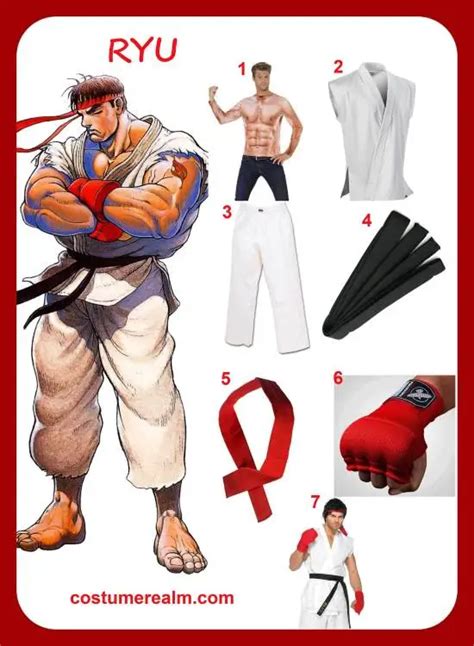 🥋 Ryu Costume | Halloween Guide | CostumeRealm