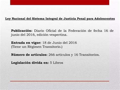 Presentación de la Ley Nacional del Sistema Integral de Justicia Penal