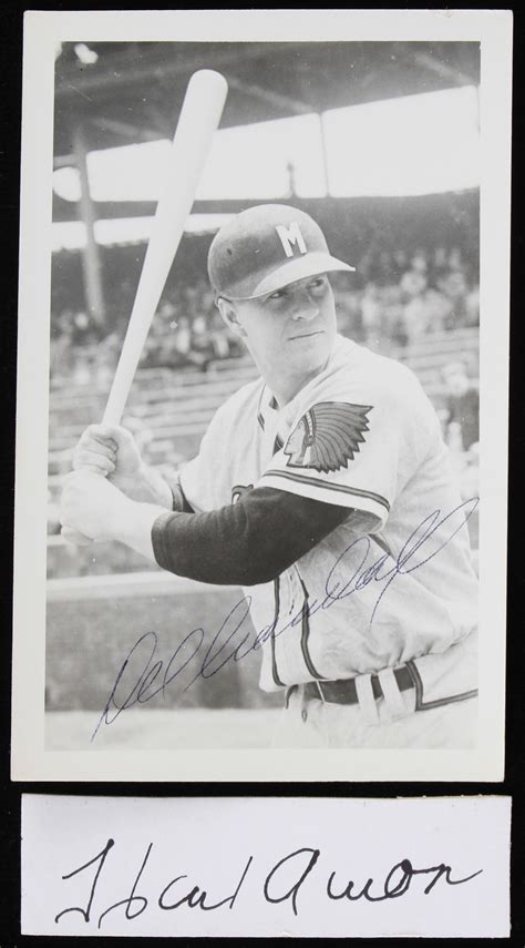 Lot Detail 1953 1963 Del Crandell Milwaukee Braves Autographed 3x5 E