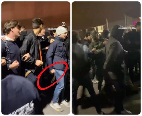 Scontri Tra Studenti Di Destra E Antifascisti Durante Le Elezioni Alla