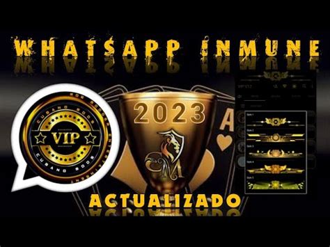 Whatsapp Inmune Actualizado Mods Secundario Vip V Youtube