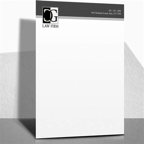 Entête de lettre A4 100g papier offset impression recto noir Signa Print