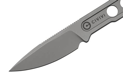 Civivi Circulus C22012 2 Stonewashed 10Cr15CoMoV faca de pescoço