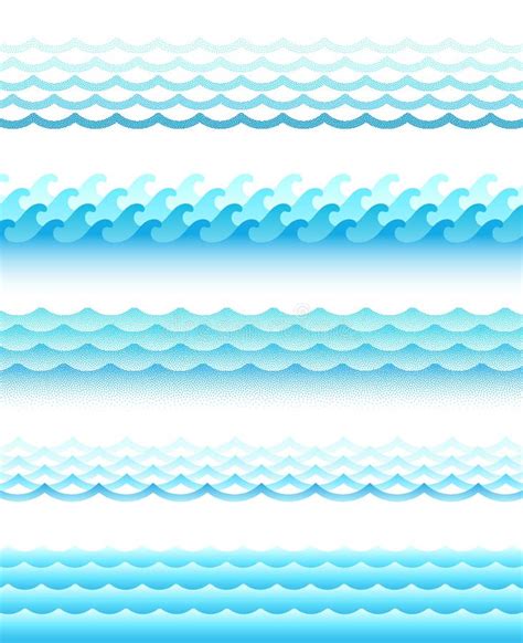 Ondas De Agua Con Las Burbujas Ilustraci N Del Vector Ilustraci N De