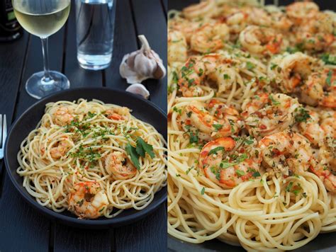 Pasta Aglio E Olio Mit Garnelen Nur Wenige Zutaten Wiewowasistgut