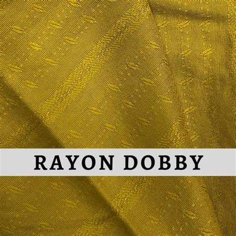 48 Inches Mustered Rayon Dobby Fabric GSM 140 Gsm Packaging Type