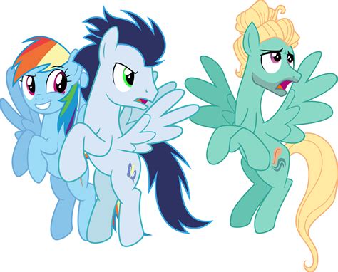 1173225 Safe Artist Shabrina025 Rainbow Dash Soarin Zephyr