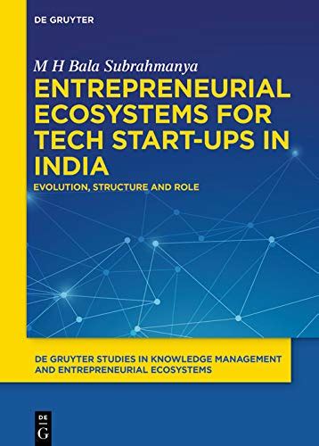 Entrepreneurial Ecosystems For Tech Start Ups In India Evolution