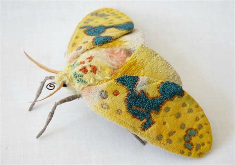 Artist embroiders incredibly lifelike insects using boldly colored thread | Inhabitat - Green ...