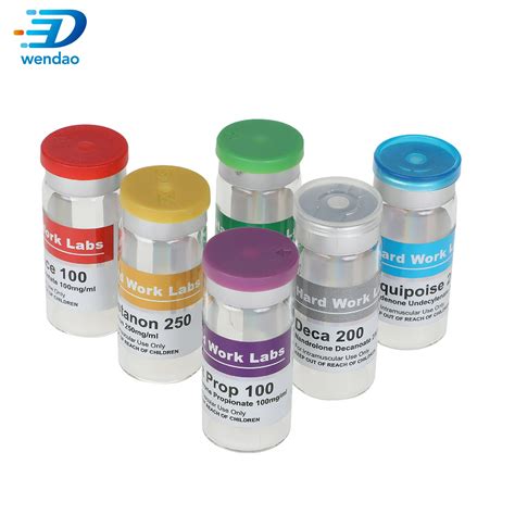 Custom Printing Transparent Hologram Pharmaceutical Steroid 10ml Vial