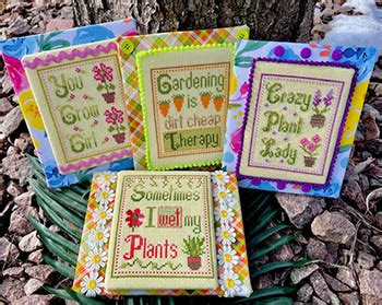 Cross Stitch Corner Pickle Barrel Designs Green Thumb Pack