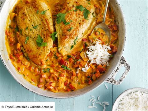 Escalope De Poulet à La Crème Au Curry Facile Découvrez Les Recettes