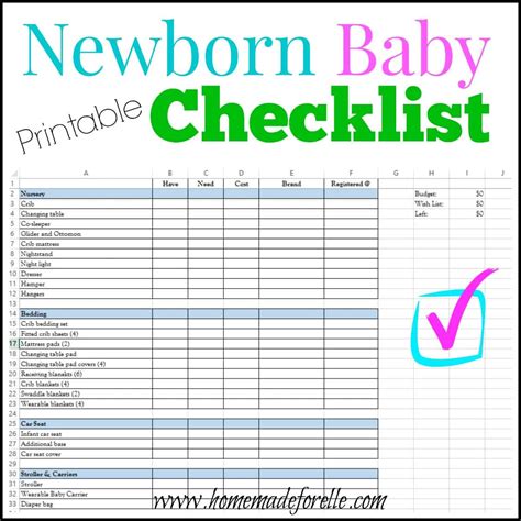 Newborn Checklist