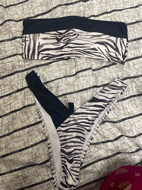 ASOS South Beach Zebra Bikini Women S Fashion Swimwear Bikinis