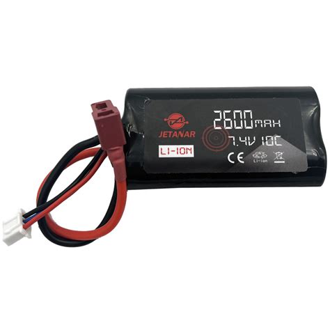 74v 2600mah 10c Extreme Li Ion Airsoft Battery Brick Jetanar Batteries