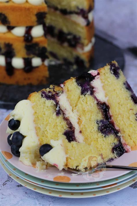 Lemon Blueberry Cake Jane S Patisserie