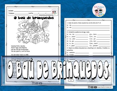 O baú de brinquedos SOS Professor Atividades Do 3º ao 5º ano