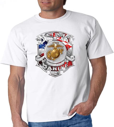 Usmc T Shirt United States Marine Corps Since 1775 Mens Tee