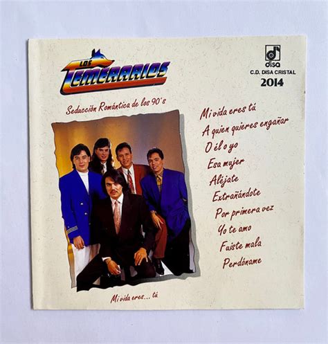 Los Temerarios Mi Vida Eres Tu 1991 CD Discogs