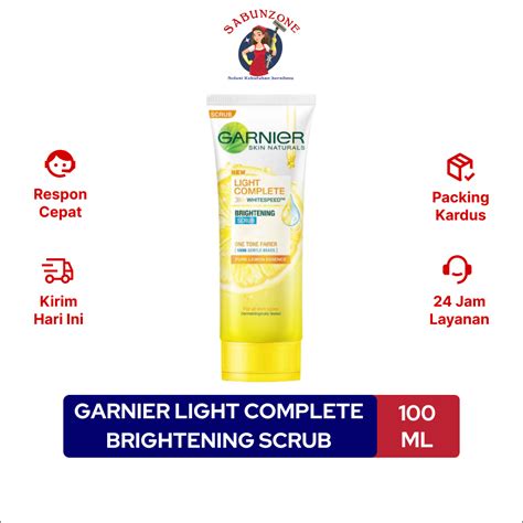 Sabun Cuci Muka Garnier Light Complete Brightening Scrub Ml