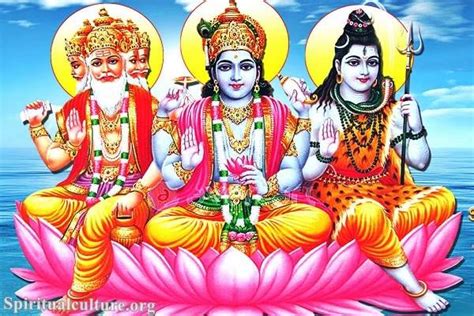 The Hindu Trinity - Three Hindu gods - Hinduism