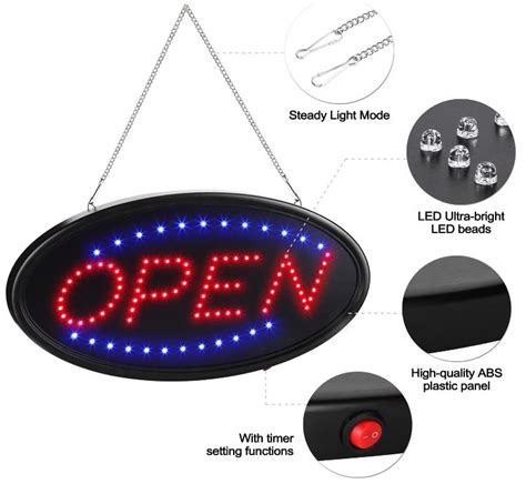 Best LED OPEN Sign for your Business or Store Front in 2022 - Nerd Techy